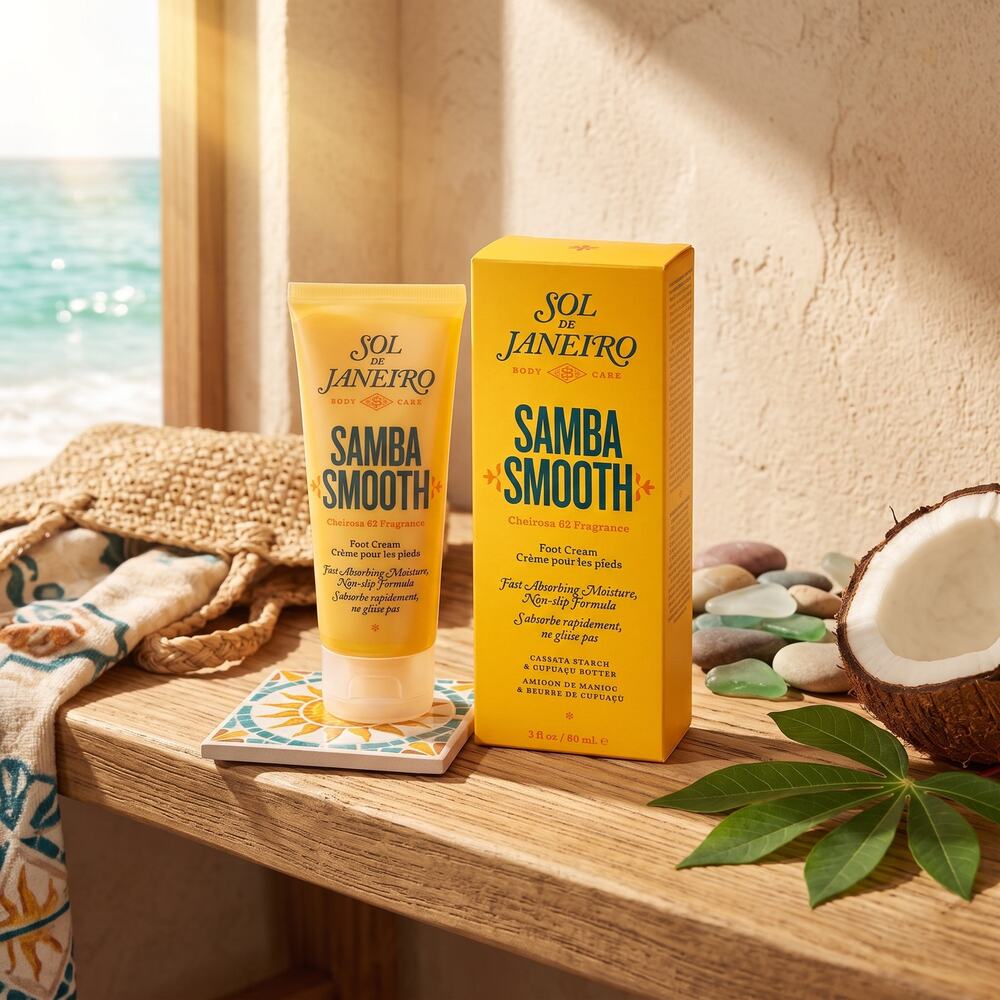 Sol de Janeiro Samba Smooth Foot Cream Cheirosa 62 3 oz 90mL NIB